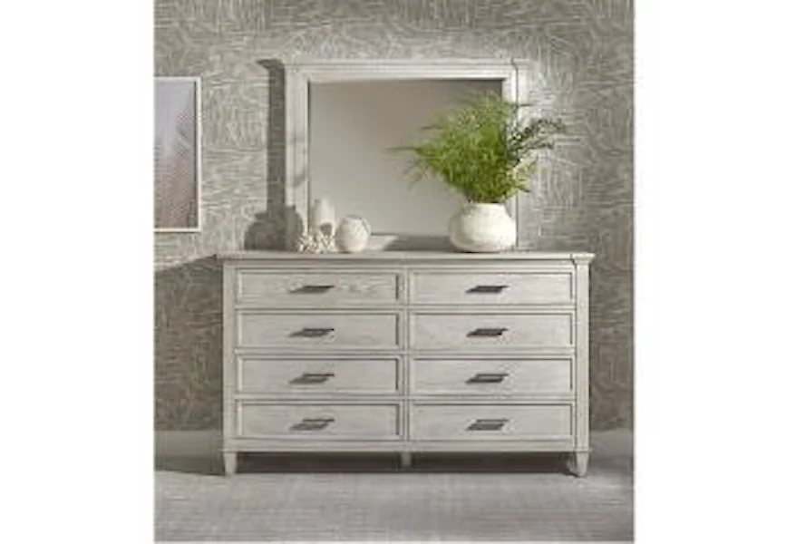 Chesapeake Dresser and Mirror by Esprit Decor Home Collection at Esprit Decor Home Furnishings
